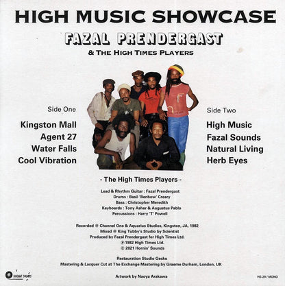 Fazal Prendergast & The High Times Players - High Music Showcase Vinyl Record