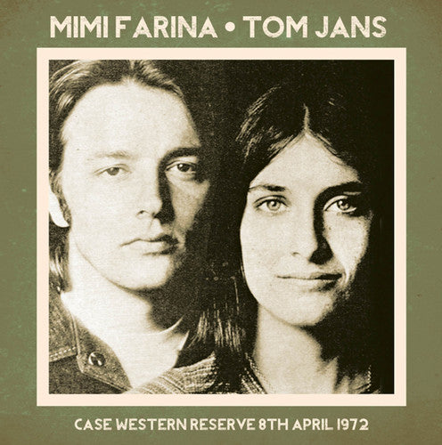 Farina,mimi / Jans,tom - Case Western Reserve 8th April 1972 - Music CD