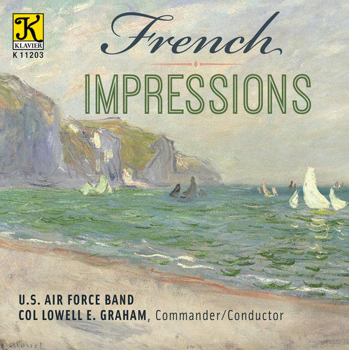 the album cover for Chabrier / Ravel / Debussy / Graham / Us Air - French Impressions