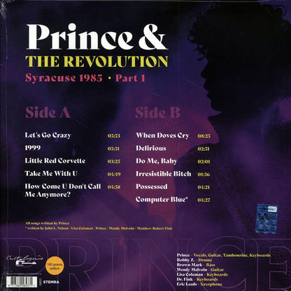 Prince & The Revolution Syracuse 1985 Part 1: Live At Carrier Dome, Syracuse, NY, USA, March 30, 1985 Vinyl Record