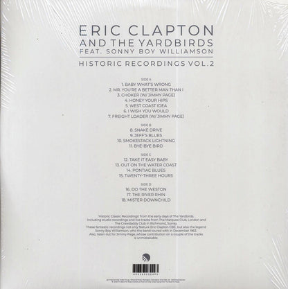 Eric Clapton & The Yardbirds, Sonny Boy Williamson Historic Recordings Volume 2 2xLP Vinyl Record