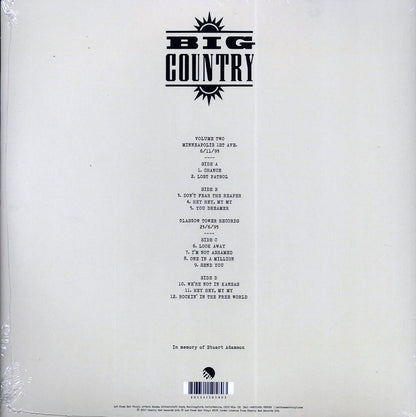 Big Country - We're Not In Kansas: The Live Bootleg Series 1993-1998 Volume 2 (ltd. ed.) (2xLP) (clear vinyl) Vinyl Record