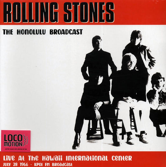 The Rolling Stones The Honolulu Broadcast Live At The Hawaii International Center July 29 1966 KPOI FM Broadcast ltd. 300 copies made colored Vinyl Record