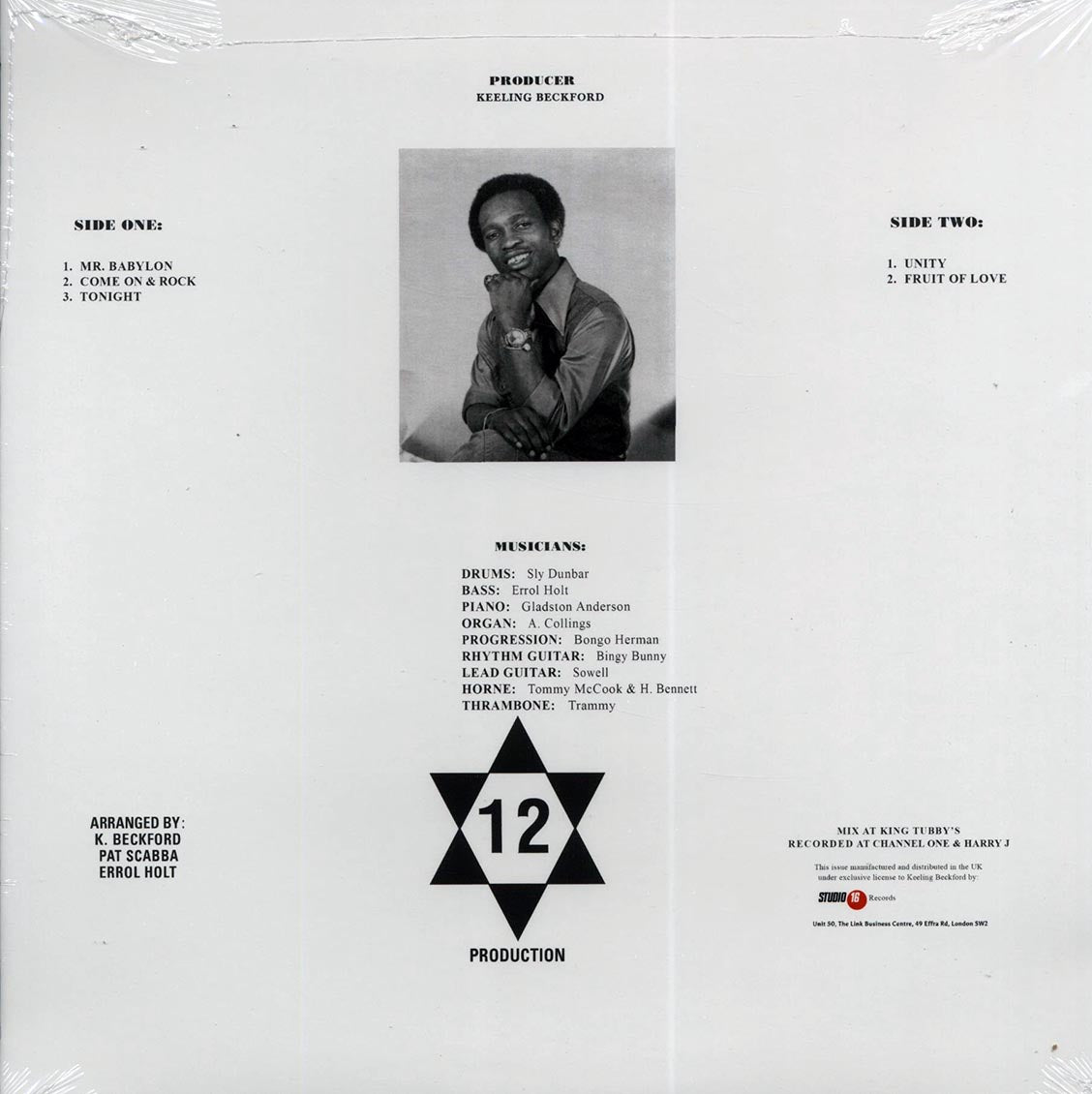 Horace Andy, Errol Scorcher - Unity Showcase Vinyl Record