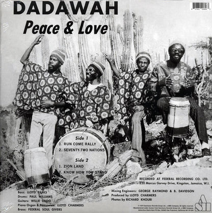 Ras Michael (Dadawah) - Peace & Love Vinyl Record
