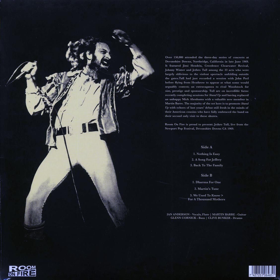 Jethro Tull Live At The Newport Pop Festival 1969 Vinyl Record