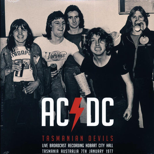 ACDC Tasmanian Devils: Live Broadcast Recording, Hobart City Hall, Tasmania, Australia, 7th January 1977 2xLP Vinyl Record