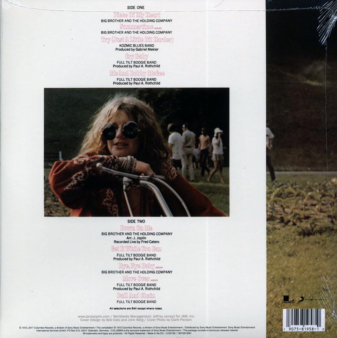 Janis Joplin - Greatest Hits Vinyl Record