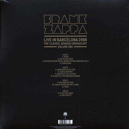 Frank Zappa - Live In Barcelona 1988 Volume 1: The Classic Spanish Broadcast (2xLP) (red vinyl) Vinyl Record