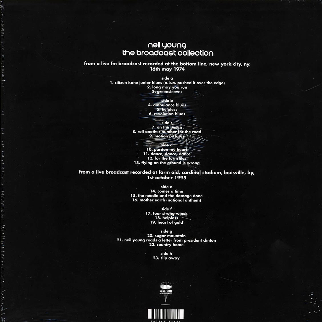 Neil Young - The Broadcast Collection (casebound set) (ltd. ed.) (4xLP) (box set) Vinyl Record