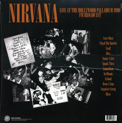 Nirvana California Uber Alles: Live At The Hollywood Palladium 1990 FM Broadcast ltd. 500 copies made Vinyl Record