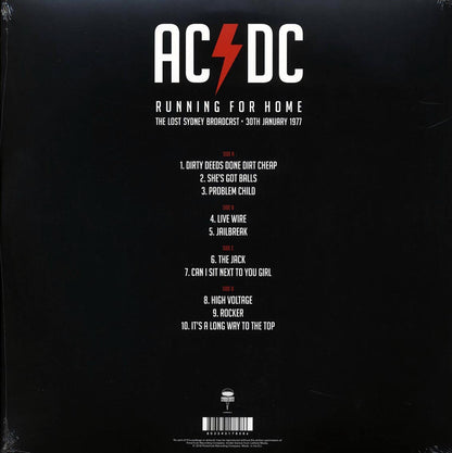 ACDC Running For Home: The Lost Sydney Broadcast, 30th January 1977 ltd. ed. 2xLP yellow Vinyl Record