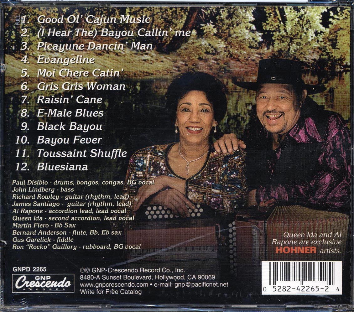 Queen Ida, Al Rapone - Back On The Bayou Music CD