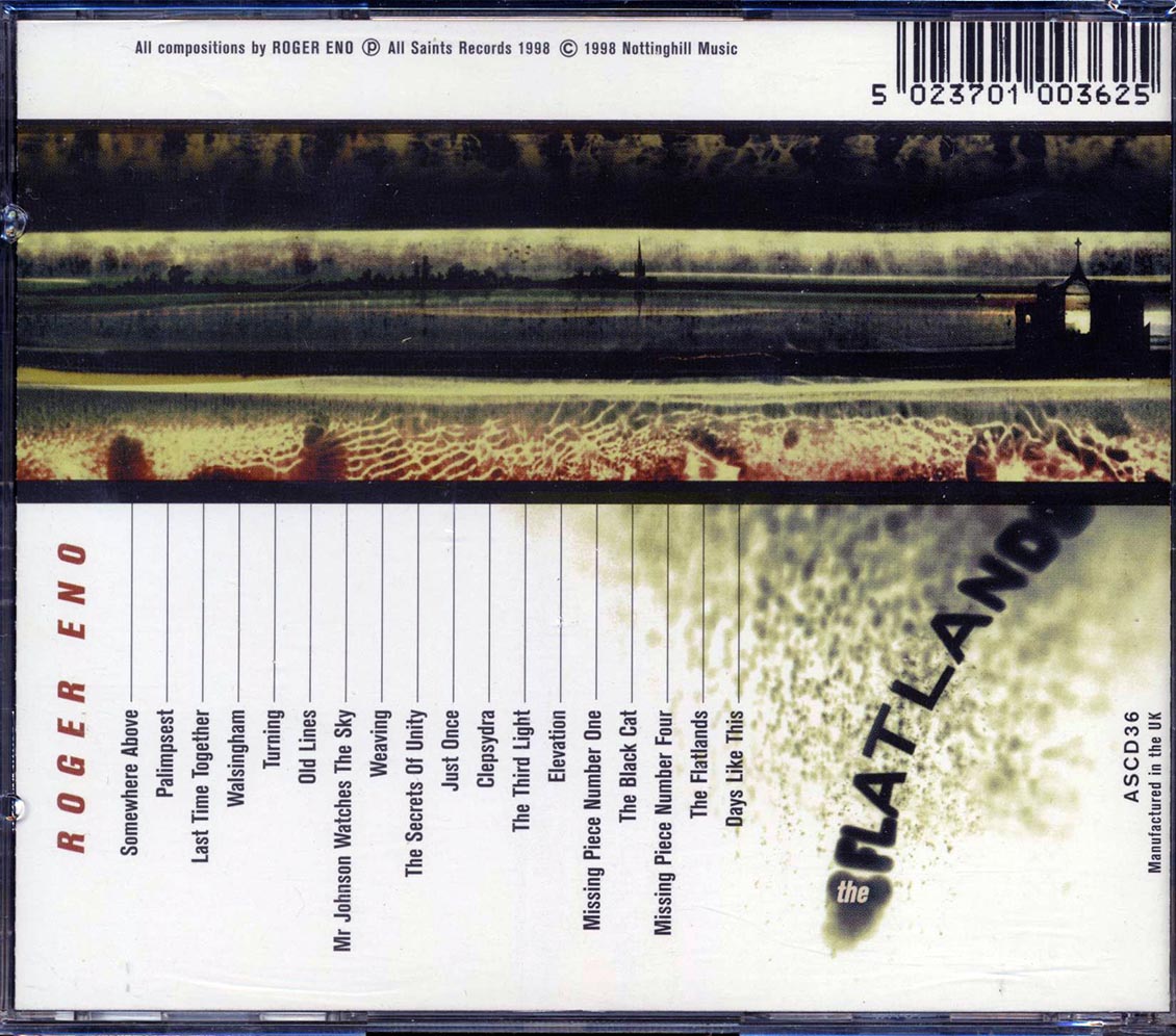Roger Eno - Flatlands Music CD