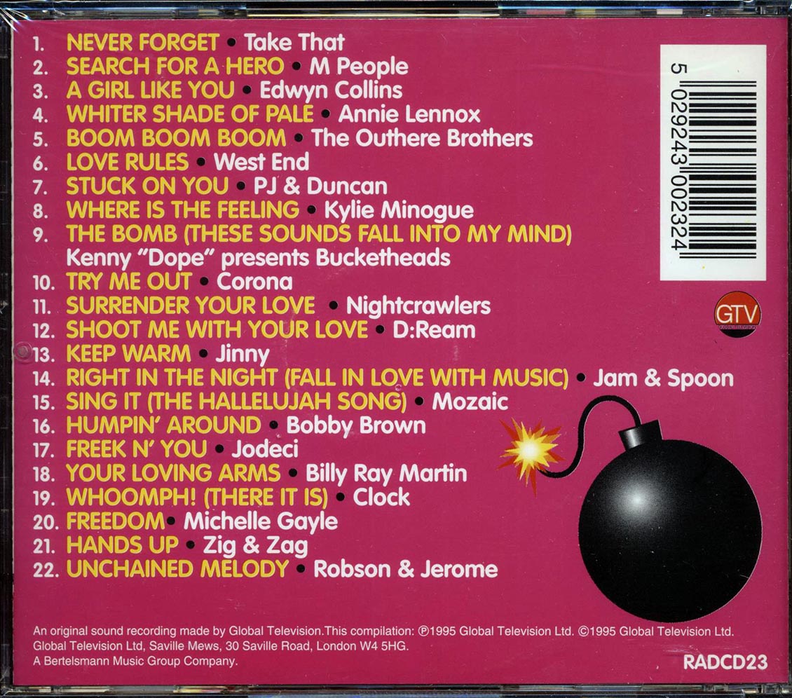 M People, Take That, Edwyn Collins, Etc. - Hitz Blitz Music CD