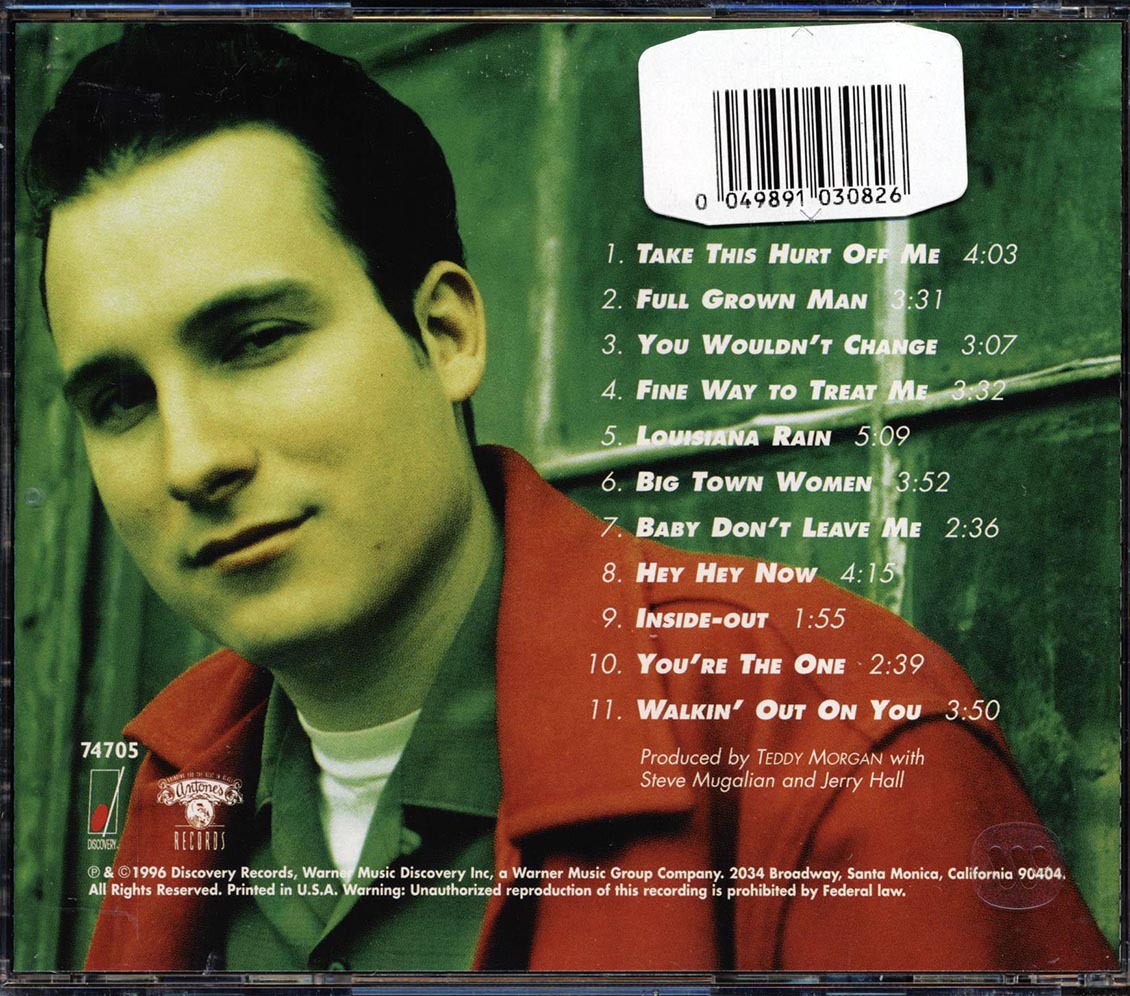 Teddy Morgan - Louisiana Rain Music CD
