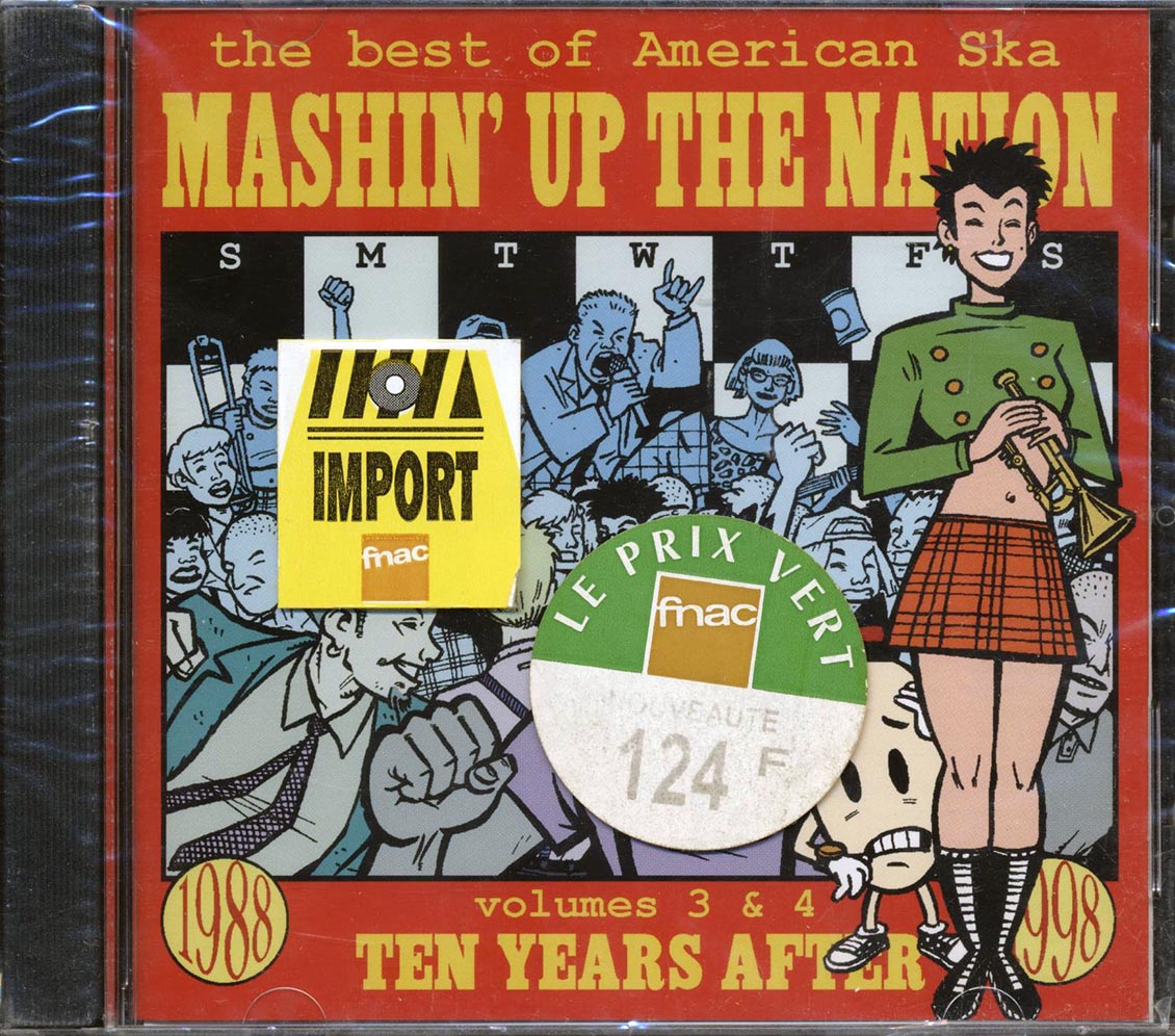 Toasters, Bim Skala Bim, Gangster Fun, Etc. - Mashin' Up The Nation: Best Of American Ska Volumes 3 & 4 Ten Years After Music CD