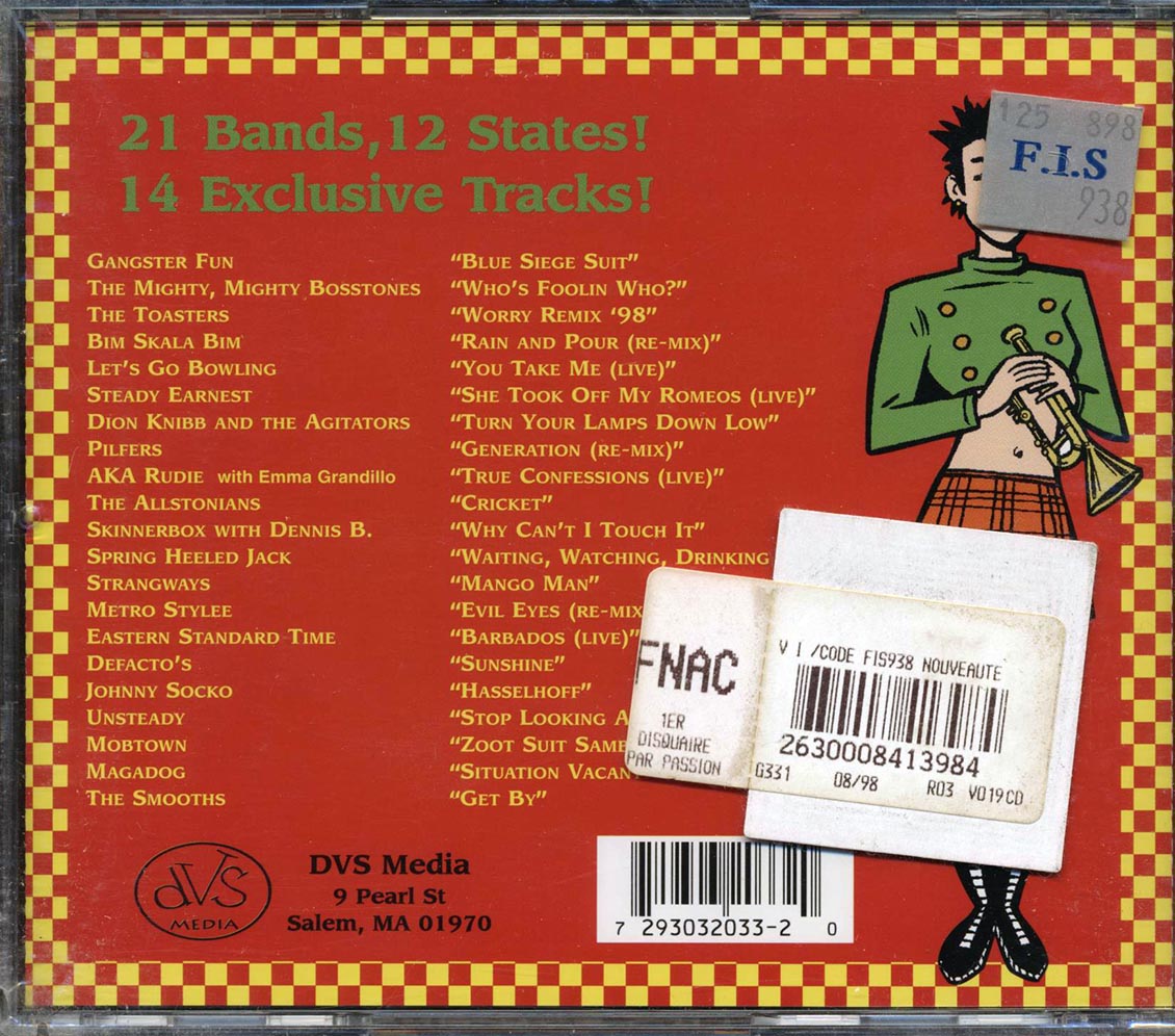 Toasters, Bim Skala Bim, Gangster Fun, Etc. - Mashin' Up The Nation: Best Of American Ska Volumes 3 & 4 Ten Years After Music CD