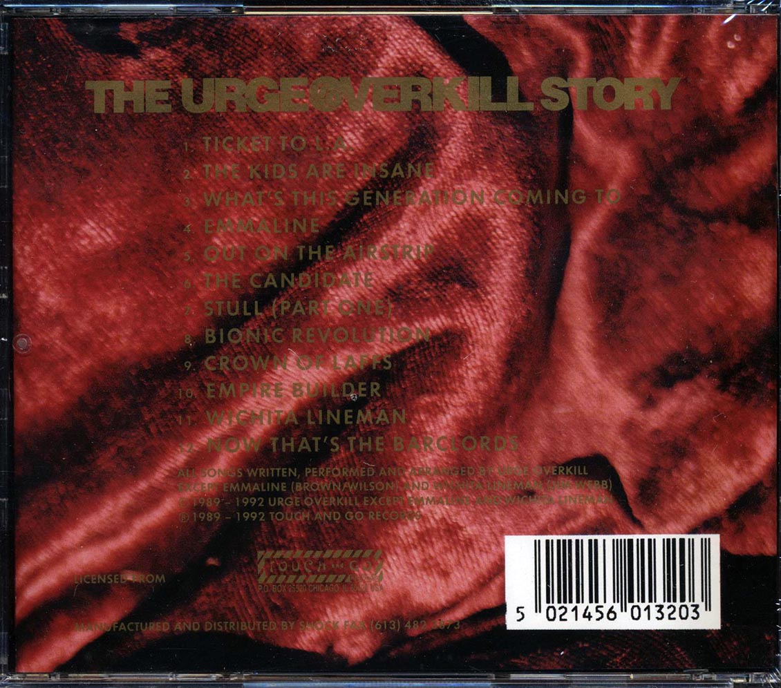 Urge Overkill - The Urge Overkill Story Music CD