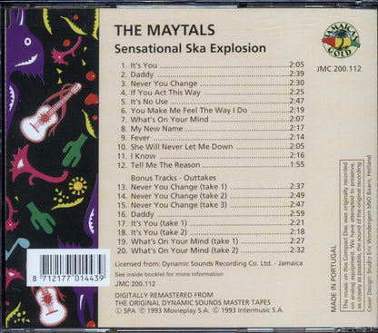 The Maytals - Sensational Ska Explosion Music CD