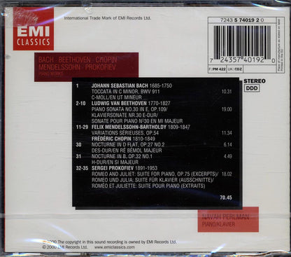Navah Perlman - Piano Works Music CD