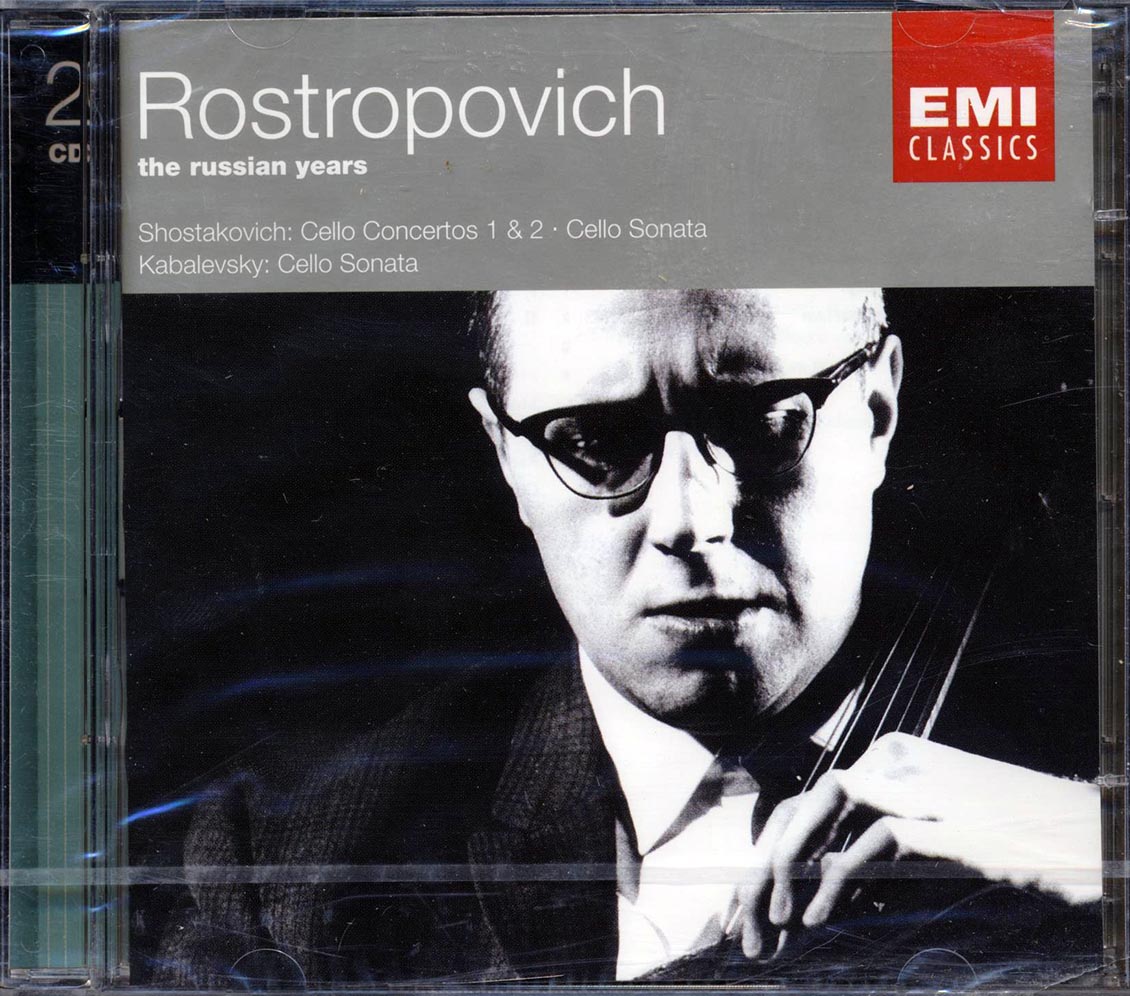 Rostropovich, Shostakovich, Kabalevsky - Shostakovich: Cello Concertos 1 & 2; Cello Sonata, Kabalevsky: Cello Sonata Music CD