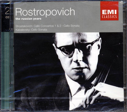 Rostropovich, Shostakovich, Kabalevsky - Shostakovich: Cello Concertos 1 & 2; Cello Sonata, Kabalevsky: Cello Sonata Music CD