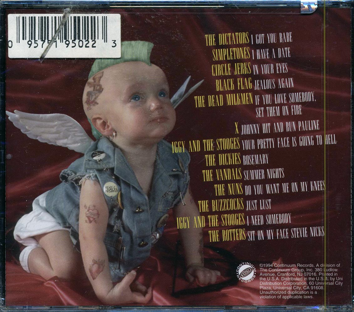 The Dictators, Simpletones, Circle Jerks, Etc. - Cupid's Revenge: The World's Most Romantic Punk Songs Music CD