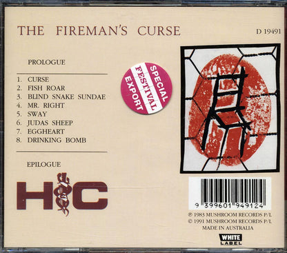 Hunters + Collectors - The Fireman's Curse Music CD