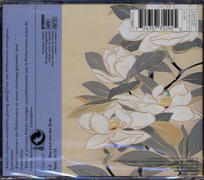 Mahler, Dietrich Fischer-Dieskau, Murray Dickie, Philarmonia Orchestra, Paul Kletzki - Das Lied Von Der Erde Music CD