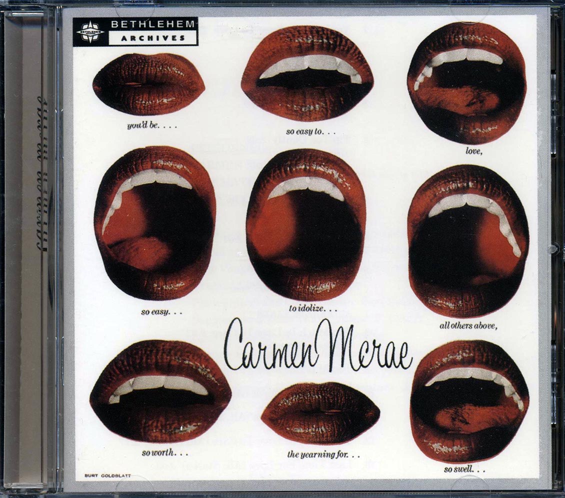 Carmen McRae, Mat Mathews Quartet, Tony Scott Quartet - Carmen McRae Music CD