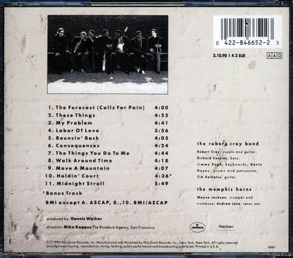 The Robert Cray Band - Midnight Stroll Music CD