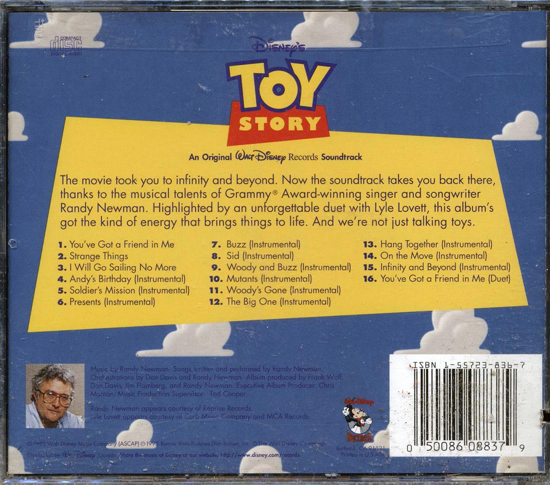 Randy Newman - Toy Story: An Original Walt Disney Records Soundtrack (marked/ltd stock) Music CD