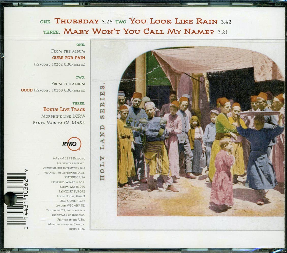 Morphine - Thursday Music CD
