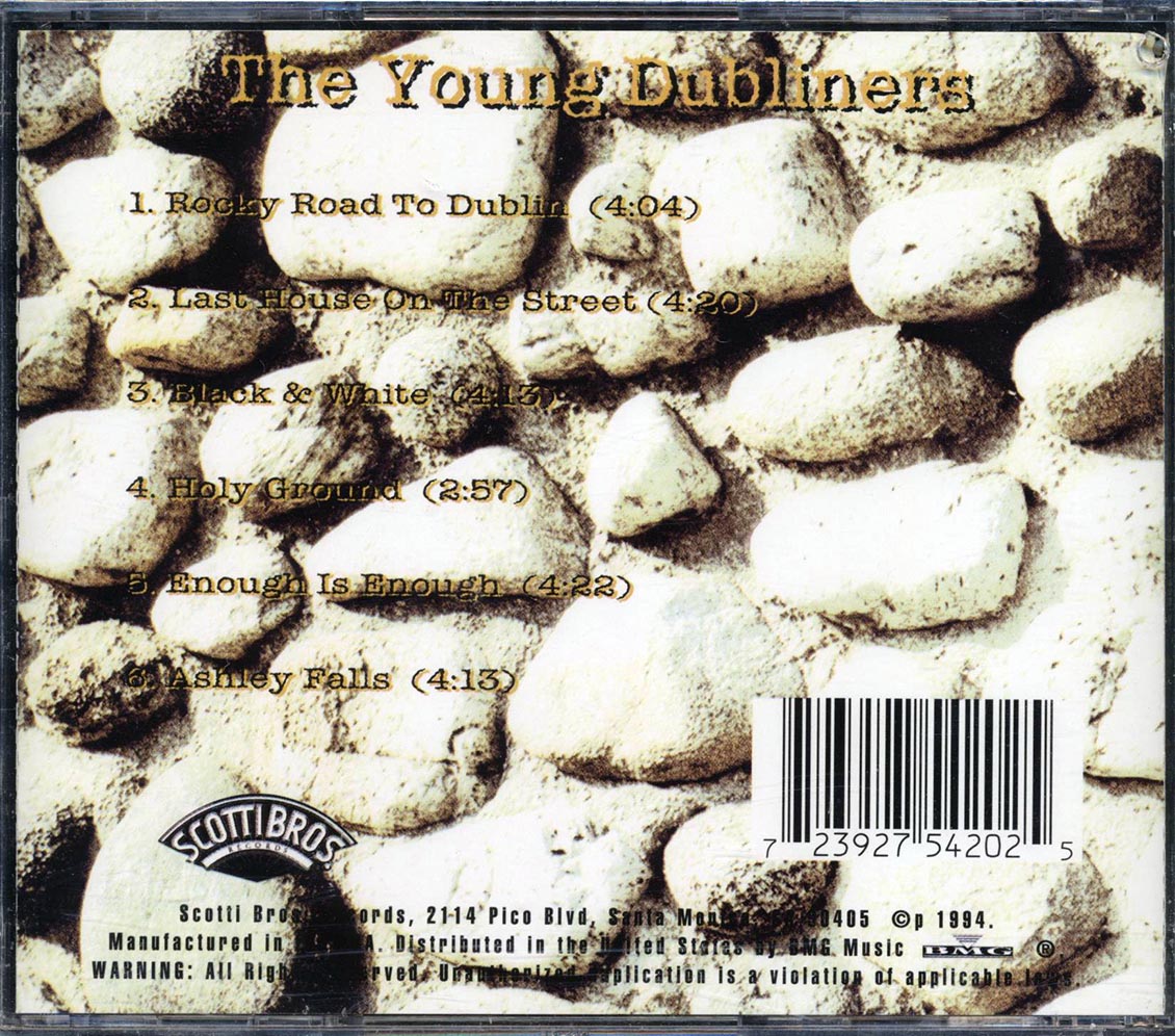 Young Dubliners - Rocky Road Music CD