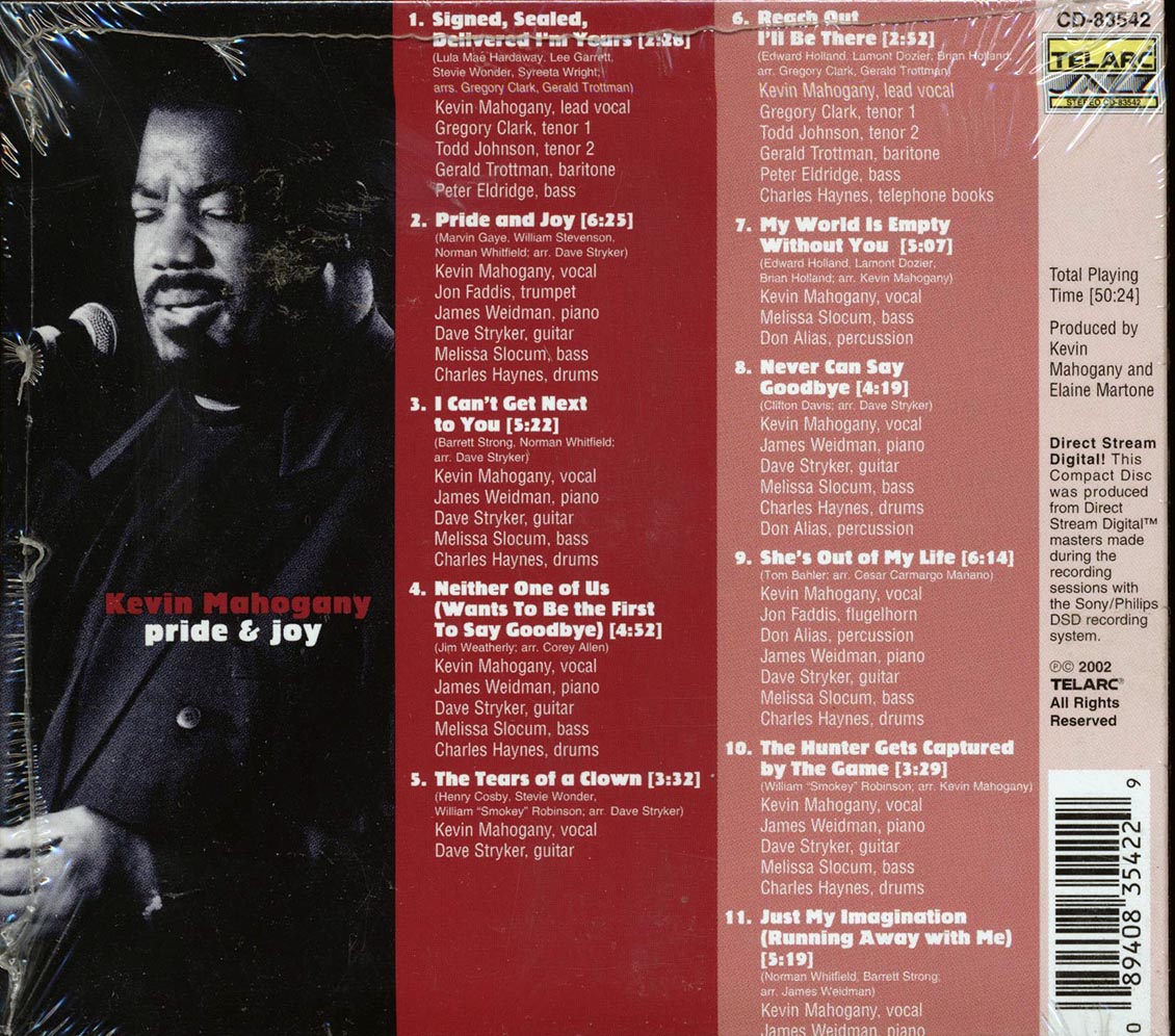 Kevin Mahogany - Pride & Joy Music CD
