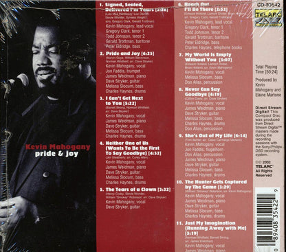 Kevin Mahogany - Pride & Joy Music CD