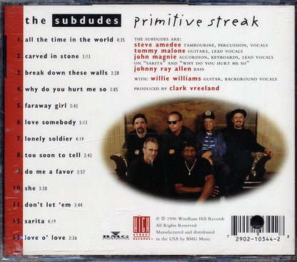 The Subdudes - Primitive Streak (marked/ltd stock) Music CD