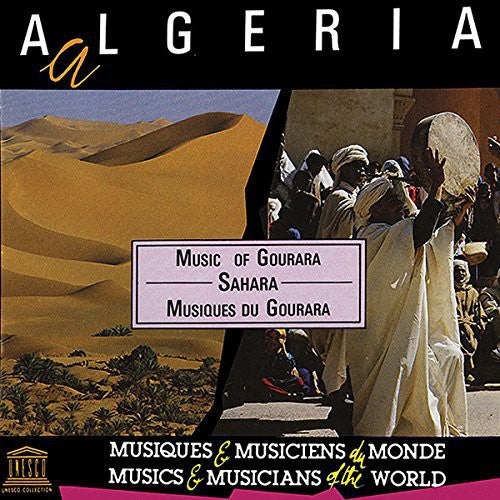 the album cover for Algeria Sahara-Music Of Gourara / Various - Algeria: Sahara-Music of Gourara