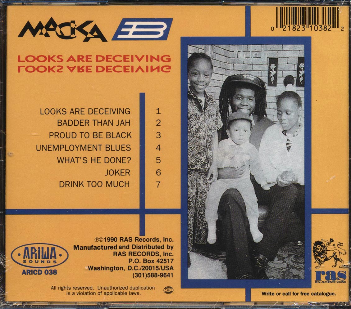 Macka B - Looks Are Deceiving (marked/ltd stock) Music CD