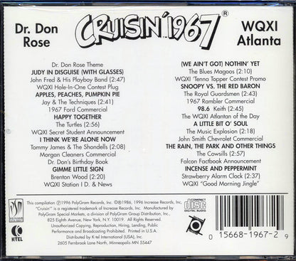 The Turtles, Jay & The Techniques, The Blue Magoos, Etc. - Cruisin' 1967 Music CD