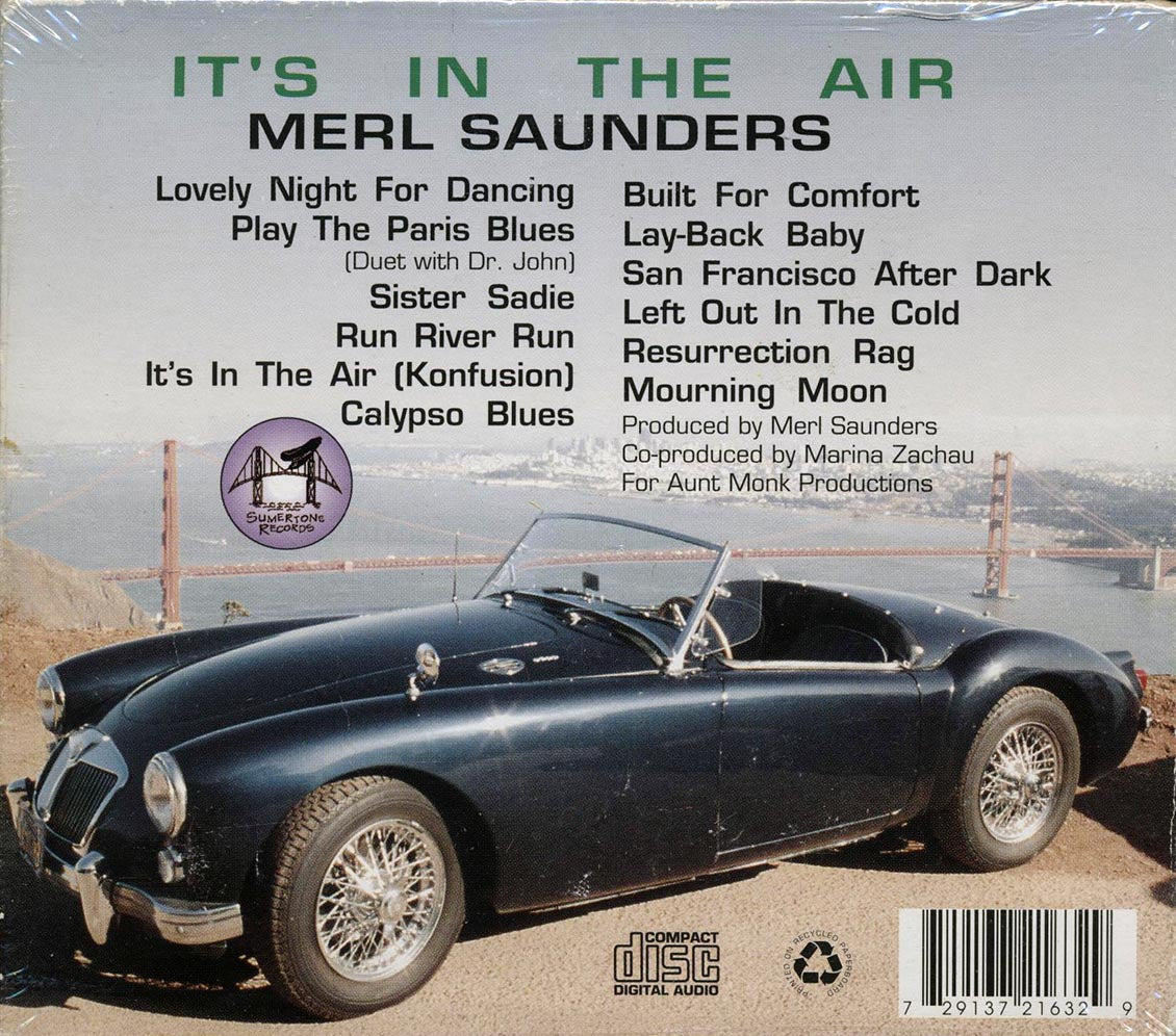 Merl Saunders & The Rain Forest Band - It's In The Air Music CD
