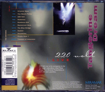 Tangerene Dream - 220 Volt: Live Music CD