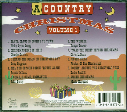 Ricky Lynn Gregg, Charlie Daniels, Ronnie Milsap, Etc. - A Country Christmas Volume 1 Music CD