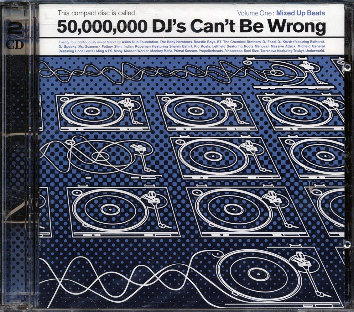 Asian Dub Foundation, Primal Scream, The Beastie Boys, Etc. - 50,000 DJs Can't Be Wrong Volume 1: Mixed Up Beats (24 tracks) (2xCD) Music CD