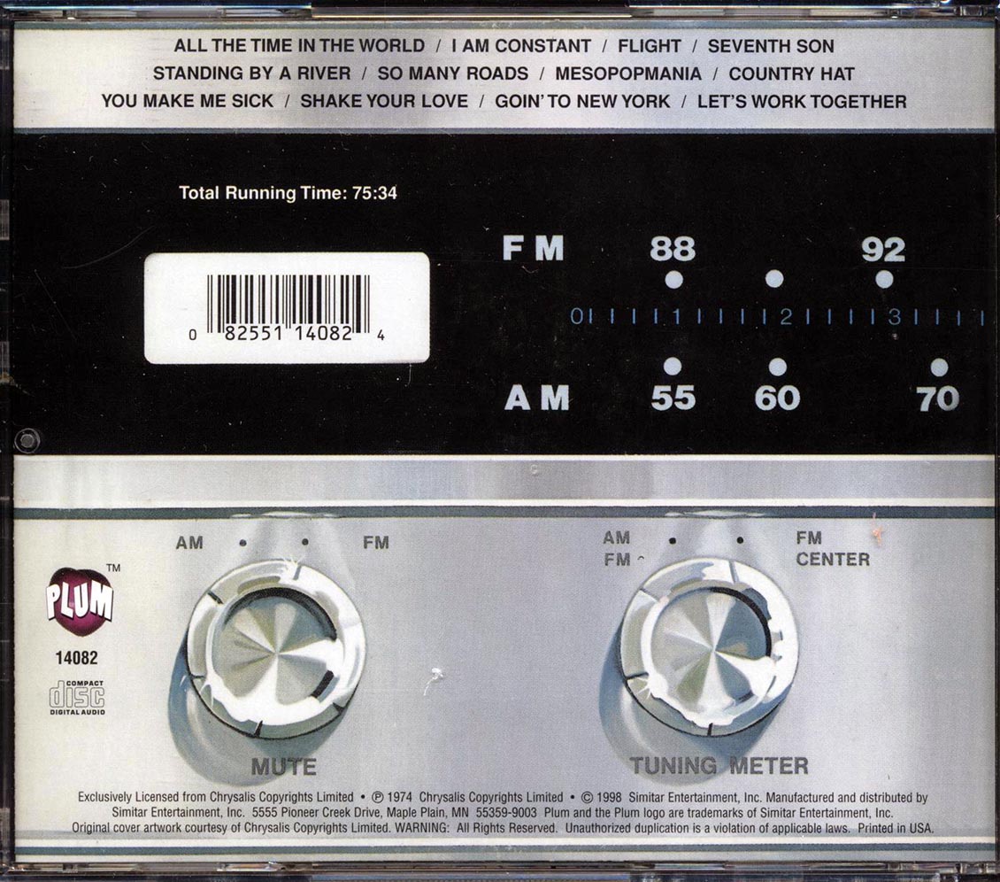 The Climax Blues Band - FM Live Music CD