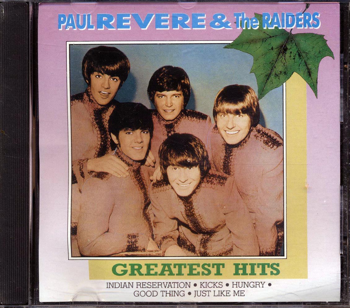 Paul Revere & The Raiders Greatest Hits Live Music CD