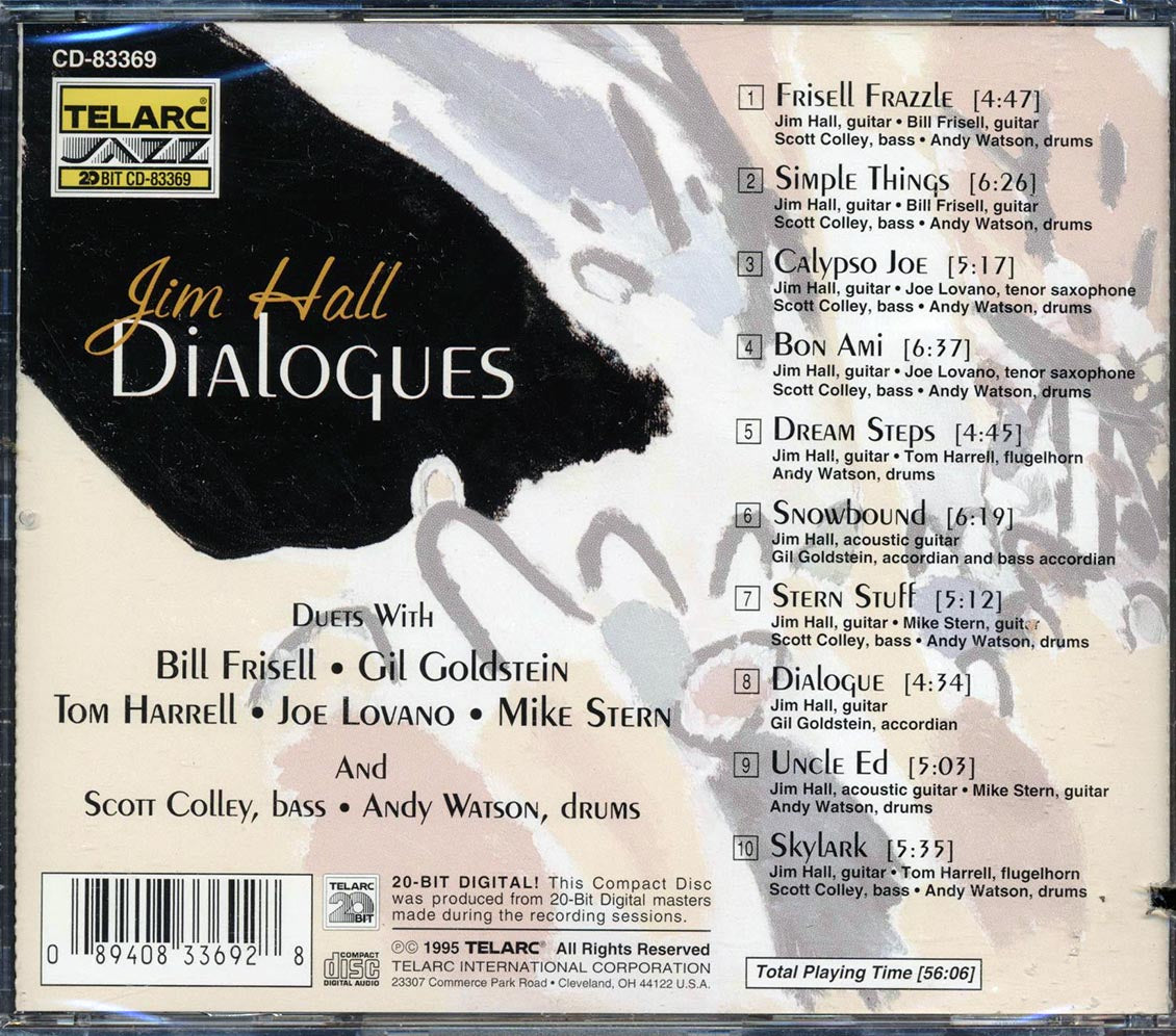 Jim Hall - Dialogues (marked/ltd stock) Music CD