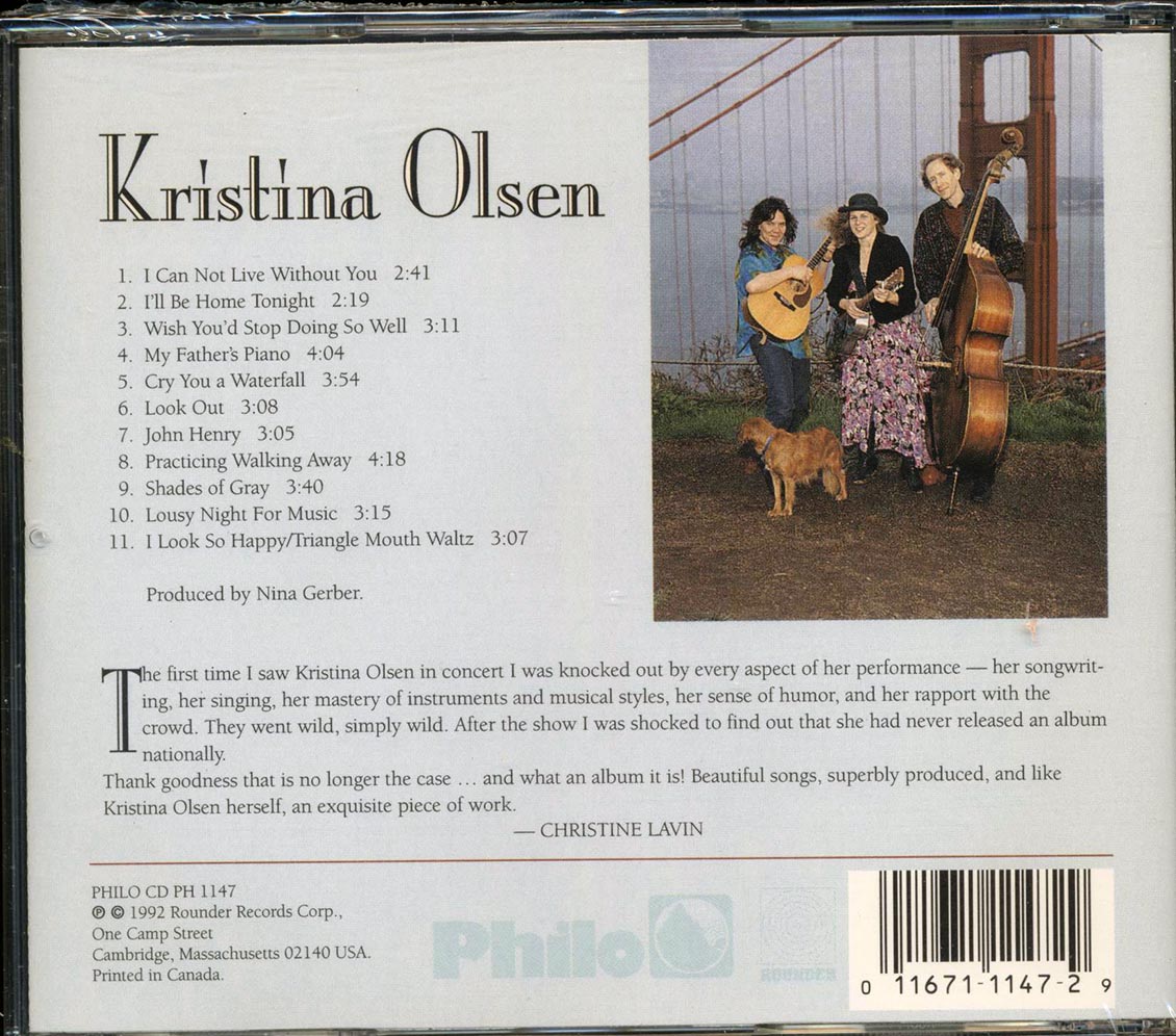 Kristina Olsen - Kristina Olsen Music CD