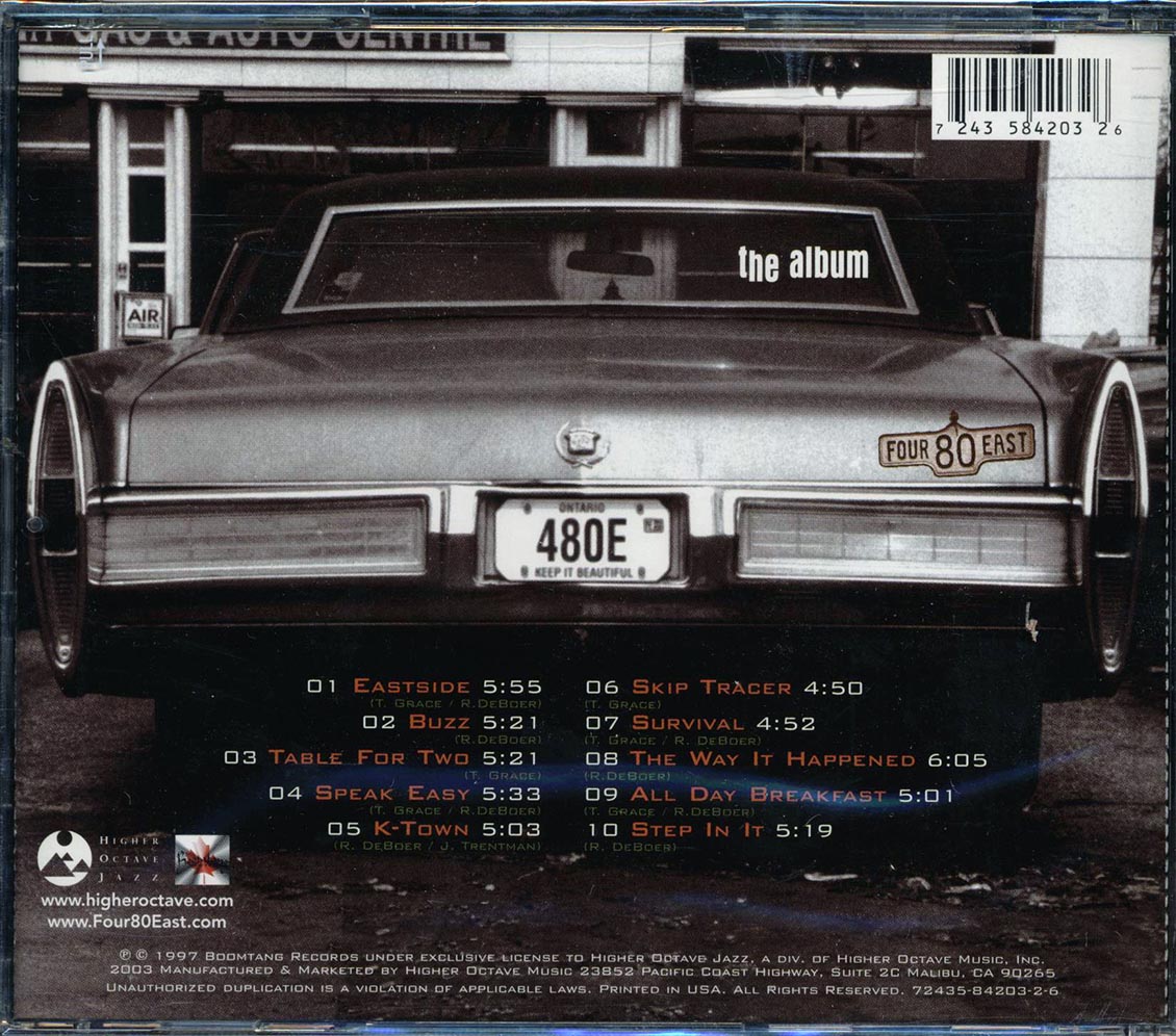 Four 80 East - The Album Music CD